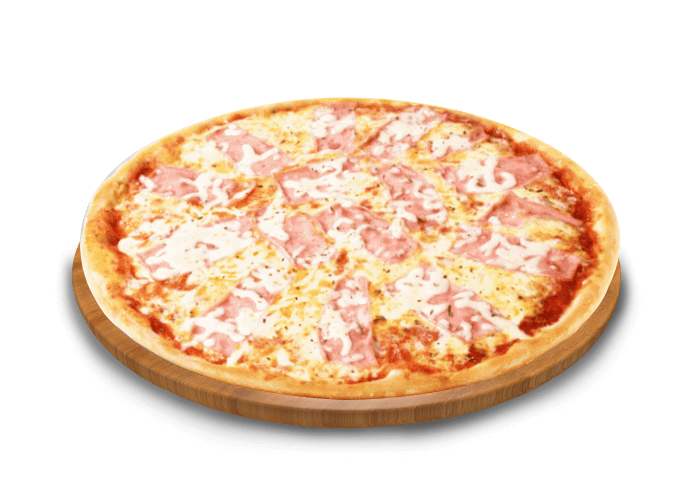 pizza à la sauce tomate